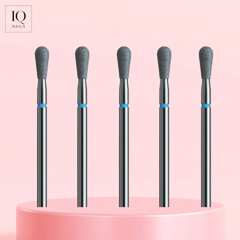 Pack de 5 fraises standard à cuticules Bleu - iq-nails - IQ Nails - Fraises -