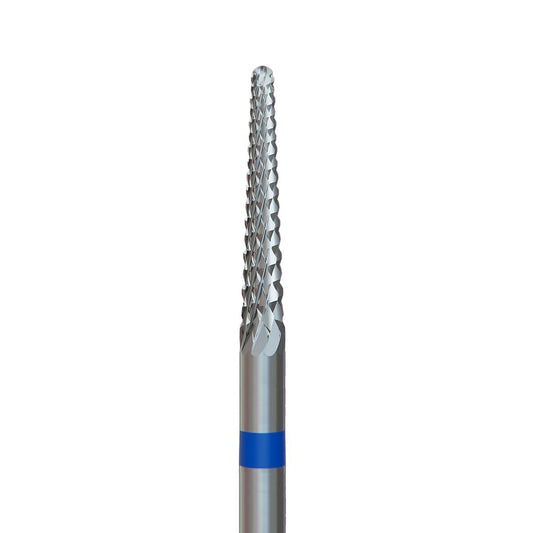 Fraise en carbure – Conique 2,3 mm | Bague bleue tête longue - iq - nails - IQ Nails - Fraises - 