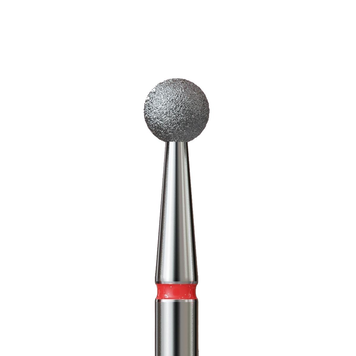 Fraise en diamant – Boule 4,0 mm | Grain rouge - iq - nails - IQ Nails - Fraises - 
