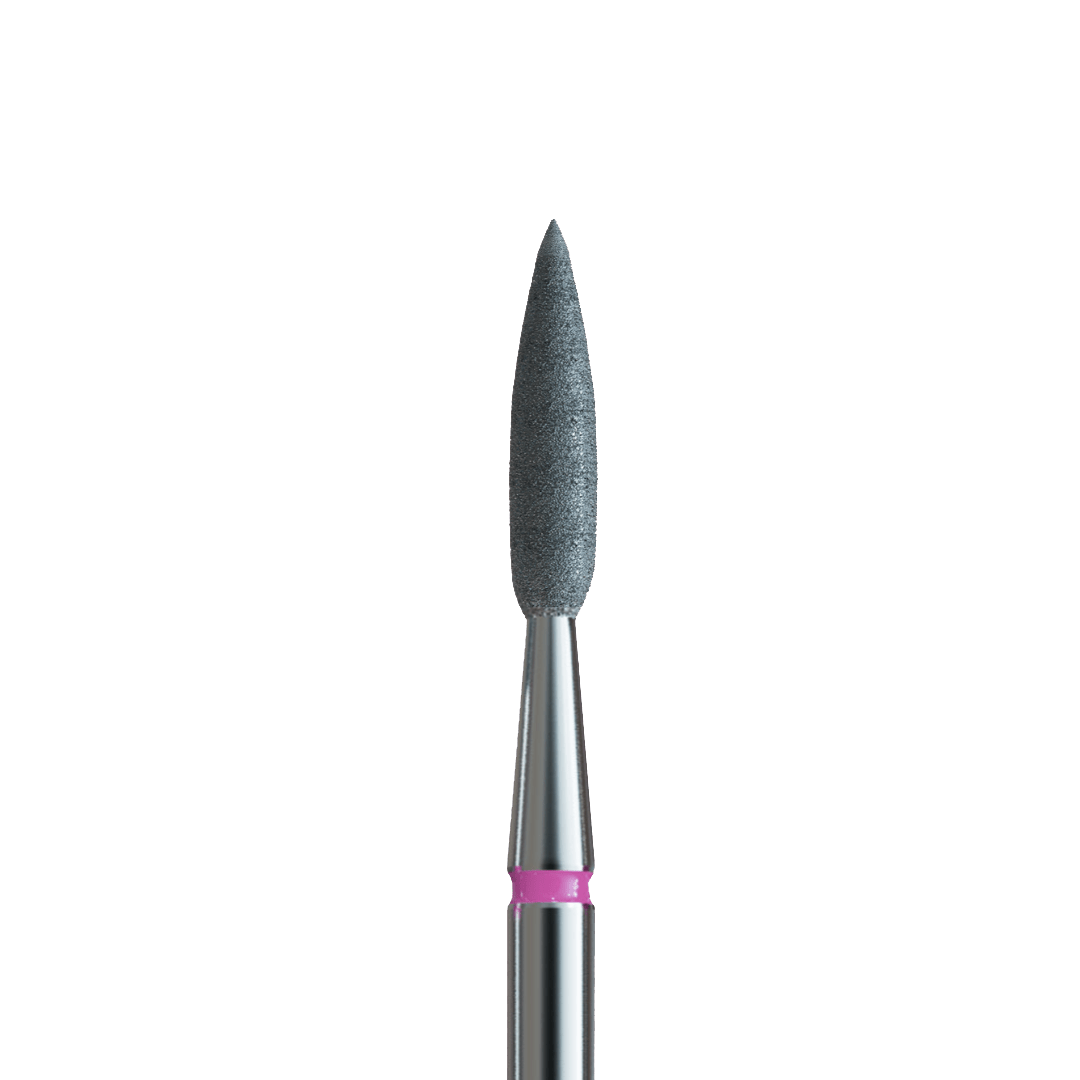 Fraise en diamant – Flamme pointue 2,1 mm | Grain doux - iq - nails - IQ Nails - Fraises - 