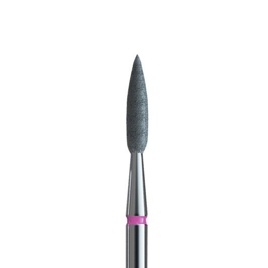 Fraise en diamant – Flamme pointue 2,1 mm | Grain doux - iq - nails - IQ Nails - Fraises - 