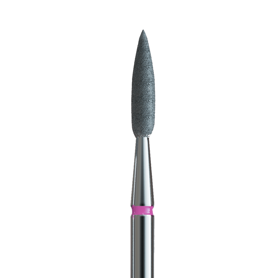Fraise en diamant – Flamme pointue 2,3 mm | Grain doux - iq - nails - IQ Nails - Fraises - 
