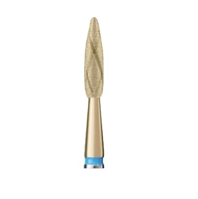 Fraise en diamant NANO – Flamme 2,3 mm | Grain bleu - iq - nails - IQ Nails - Fraises - 